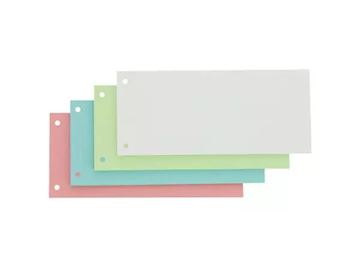 Scheidingsstrook Oxford smal 240x105mm 190gr. assorti (100x)
