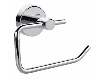 Toiletrolhouder zelfklevend Tesa® Smooz - verchroomd metaal
