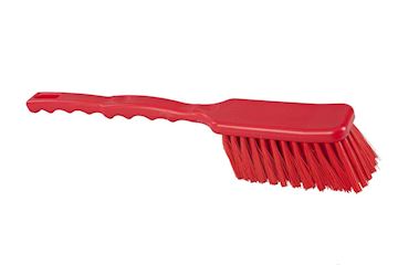 Afwasborstel met lange steel 410 x 55mm - rood