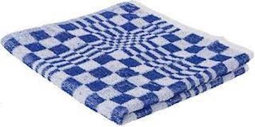 Keukendoek blok 50x50cm. blauw 3st.