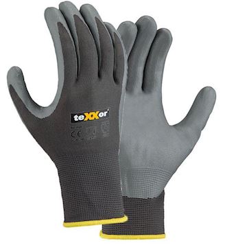 Handschoen 'M' TeXXor 2430 nitril gecoat (12 paar)