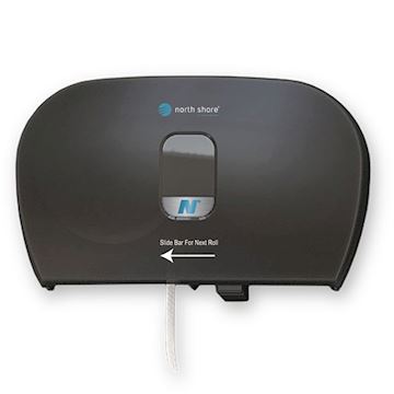 Toiletroldispenser North Shore Side by Side - Midnight Black