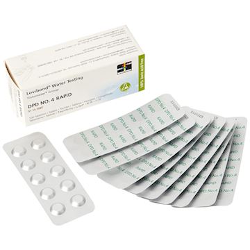 Oplostabletten zwembadwater Lovibond DPD Nr. 4 Rapid (100x)