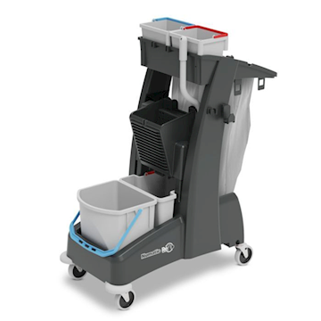 Werkwagen Numatic MM4 met NuTech Hang-On mopkit