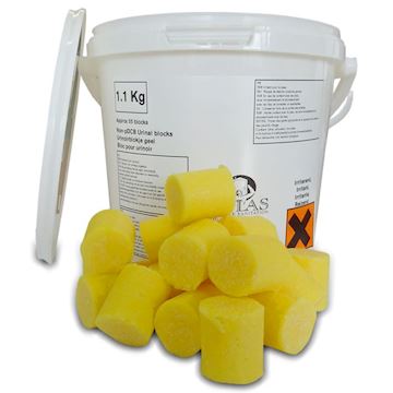 Urinoir geurblokjes (pot à 1 kg)