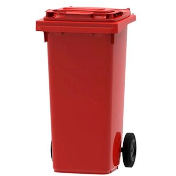Mini-container ESE 120 liter - rood
