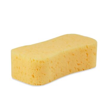 Autospons viscose 22 x 11 x 6-5cm - geel